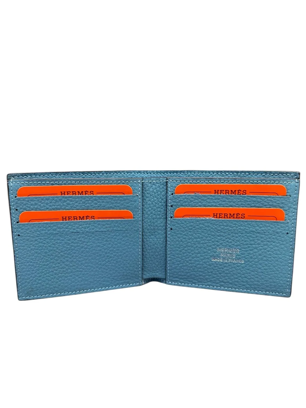 Amazing Blue Leather Wallet for Men's