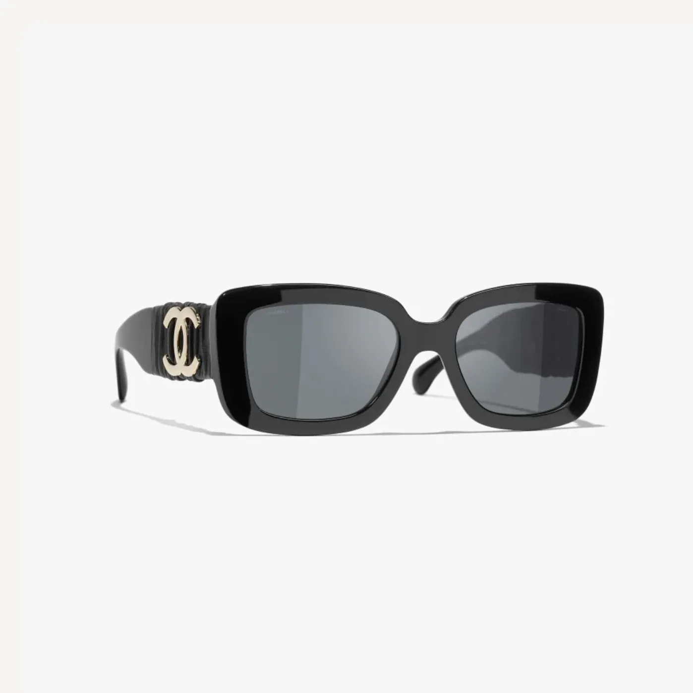 Chanel Rectangle Sunglasses Black Chanel Rectangle Sunglasses Black