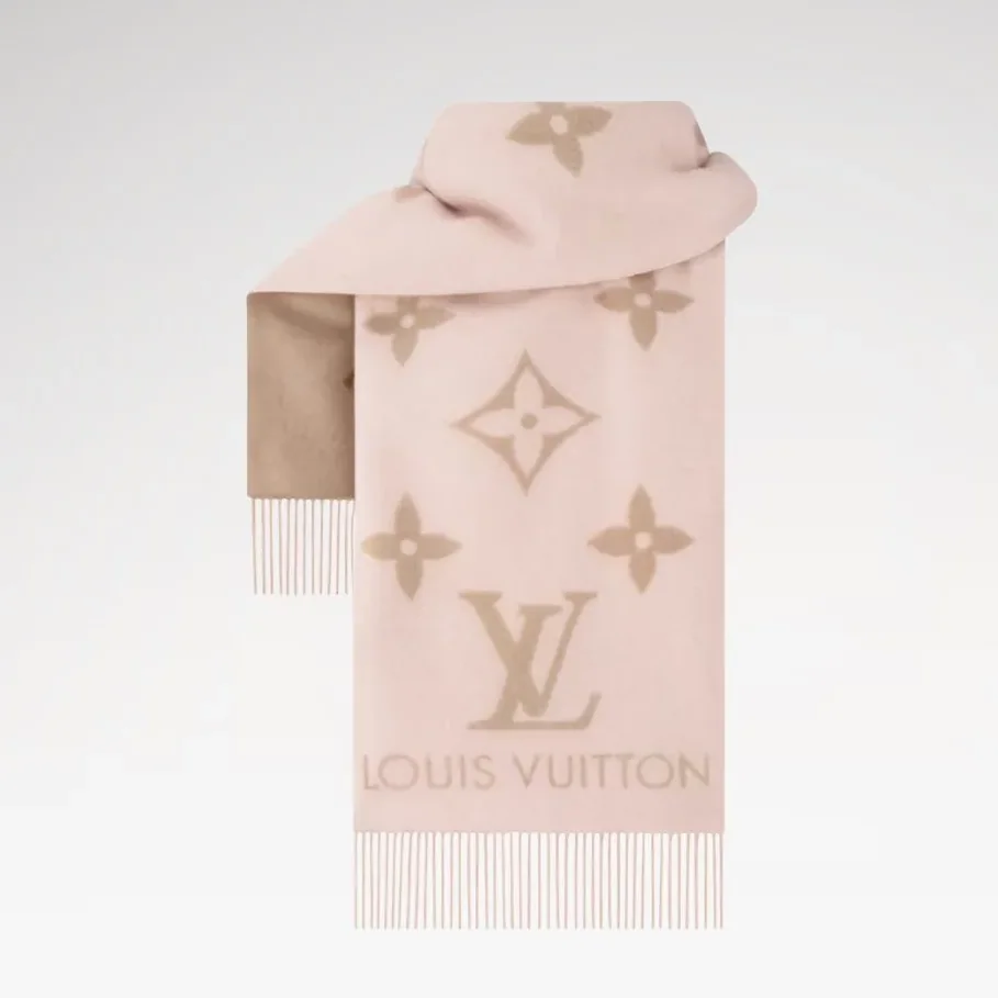 Louis Vuitton Reykjavik Scarf Beige Rose /