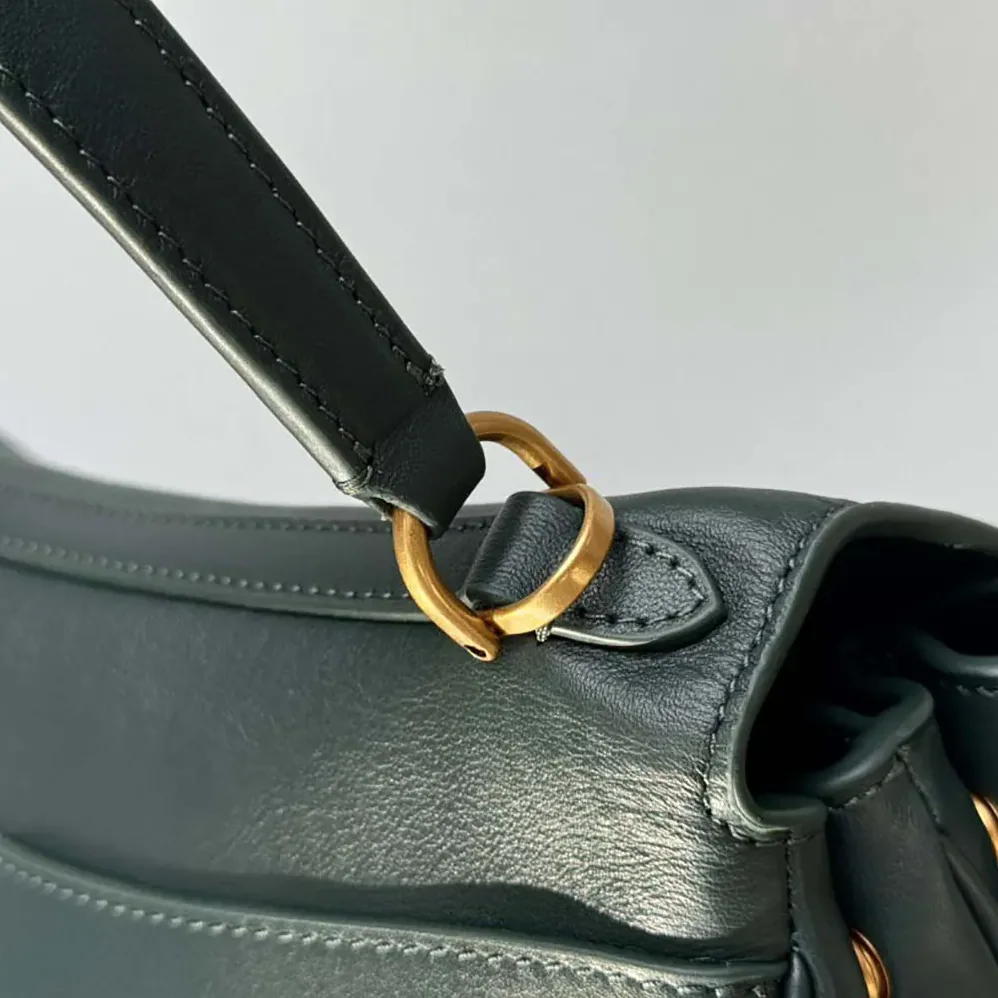 Balenciaga Rodeo Mini Handbag in Pine Green Smooth Calfskin for Women Balenciaga Rodeo Mini Handbag in Pine Green Smooth Calfskin for Women