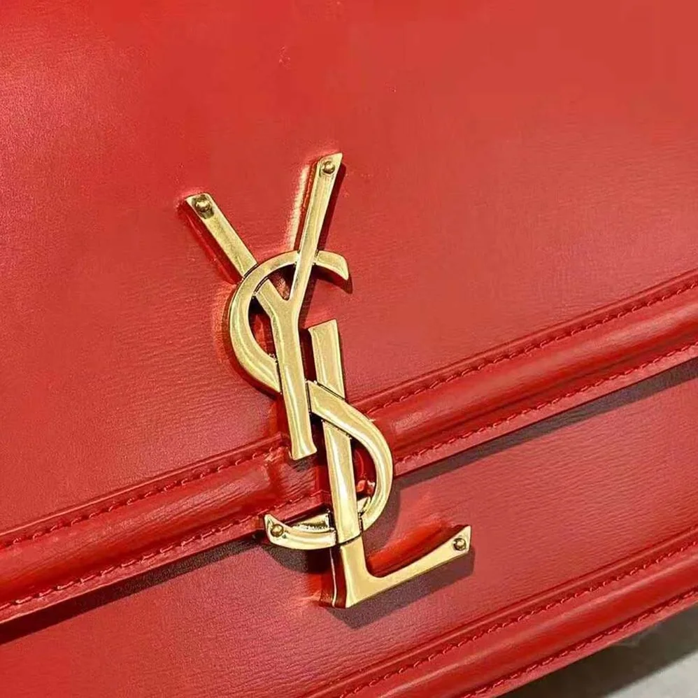 Saint Laurent YSL Solferino Medium Satchel in Box Saint Laurent Leather for Women Saint Laurent YSL Solferino Medium Satchel in Box Saint Laurent Leather for Women