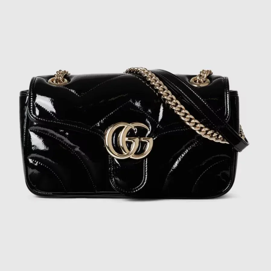 Gucci GG Marmont Small Shoulder Black 10 Inches/ Gucci GG Marmont Small Shoulder Black 10 Inches/