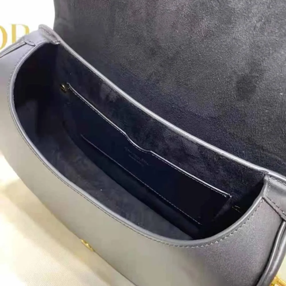 Dior Large Dior Bobby Bag Black Box Calfskin for Women