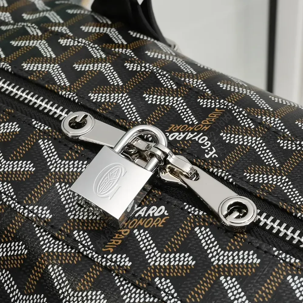 Goyard Boston 50 Bag for Unisex in Black
