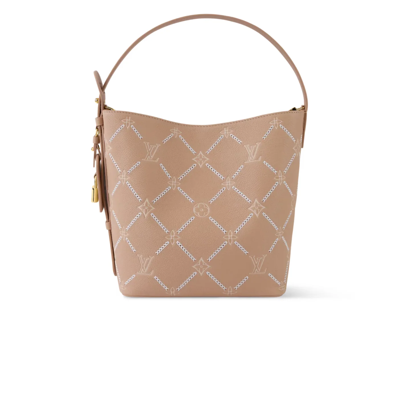Louis Vuitton All In MM Bucket Bag in Hazelnut Couture Gold Hardware