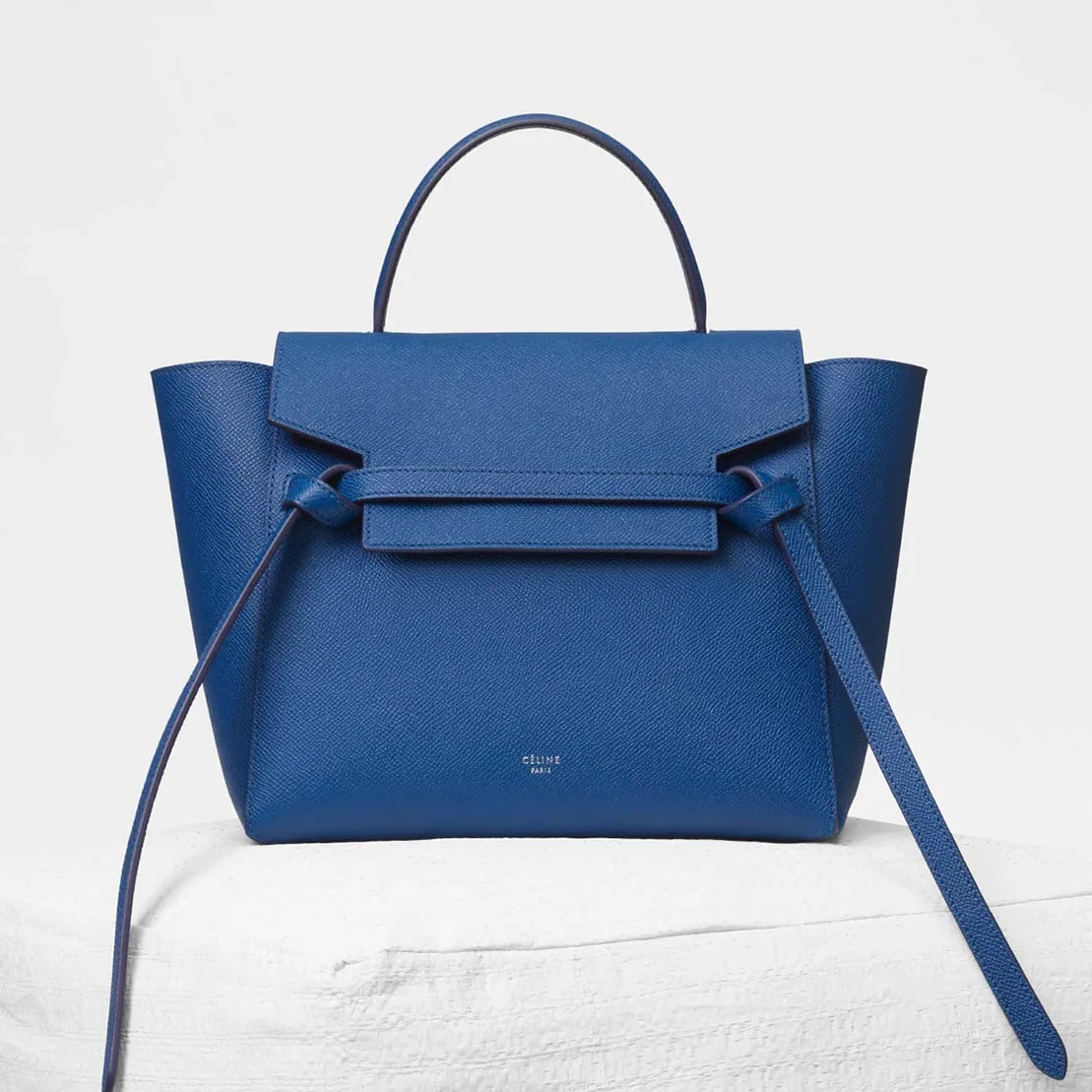 Celine Small Belt Bag in Smooth Calfskin Leather in Blue Celine Small Belt Bag in Smooth Calfskin Leather in Blue