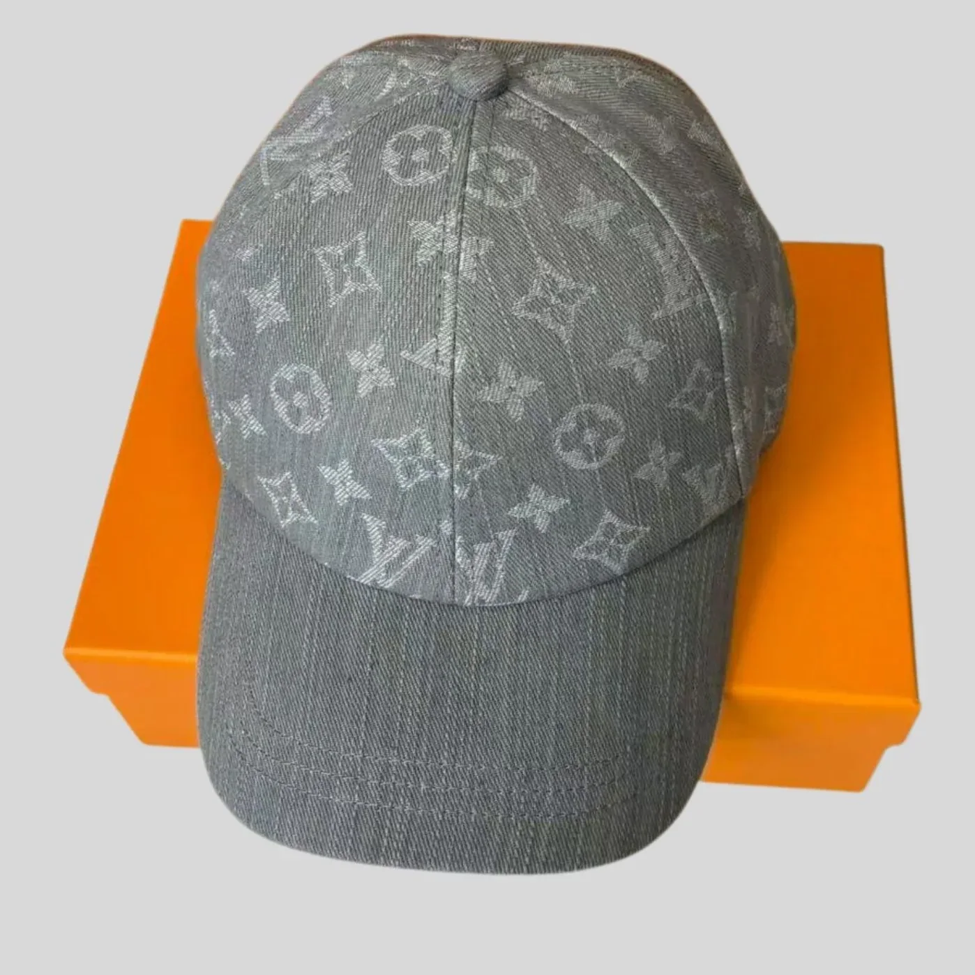 Louis Vuitton Denim Cap Grey