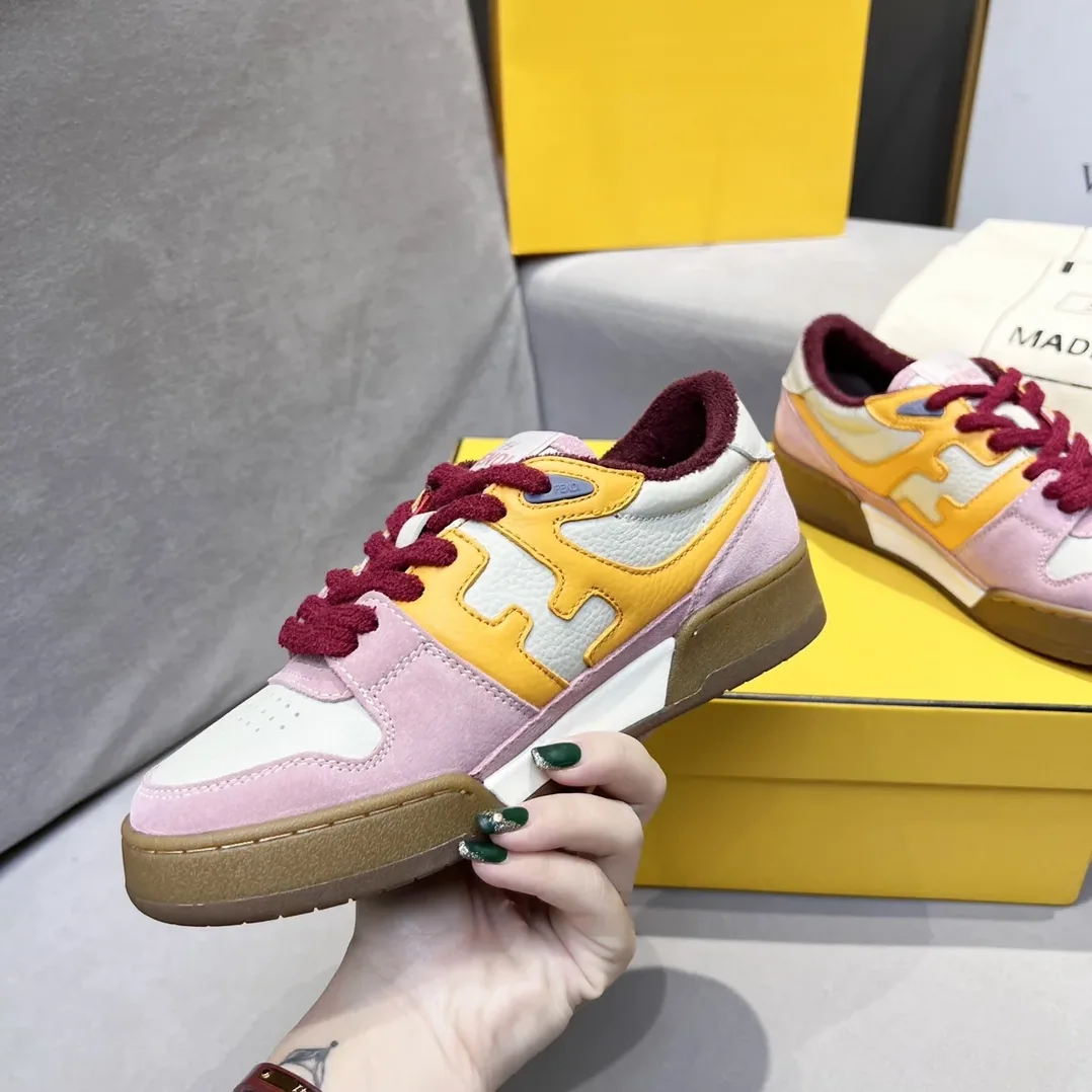 Fendi FD Fendi Match Low Tops Sneakers Pink
