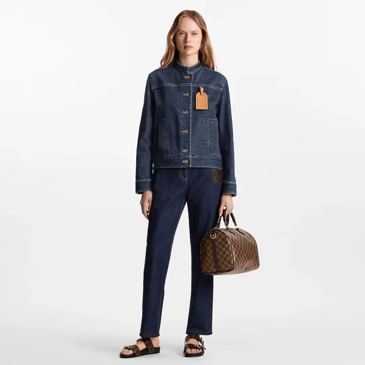 Louis Vuitton Bom Dia Flat Mule Brown LV 1A3R5O
