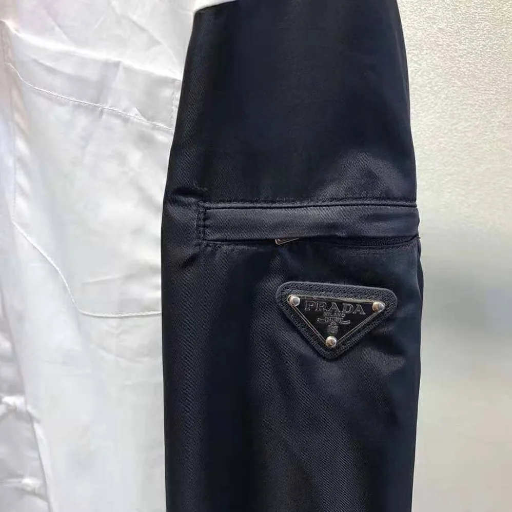 Prada Poplin Shirt for Women in White Prada Poplin Shirt for Women in White