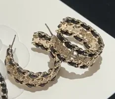 Chanel Chain Of Stars Earrings Gold