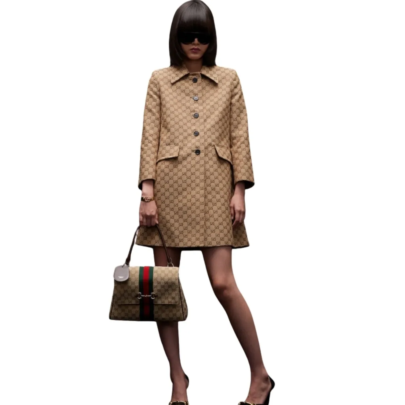 Gucci Paparazzo Medium Top Handle Bag in Chestnut Gold Hardware Gucci Paparazzo Medium Top Handle Bag in Chestnut Gold Hardware