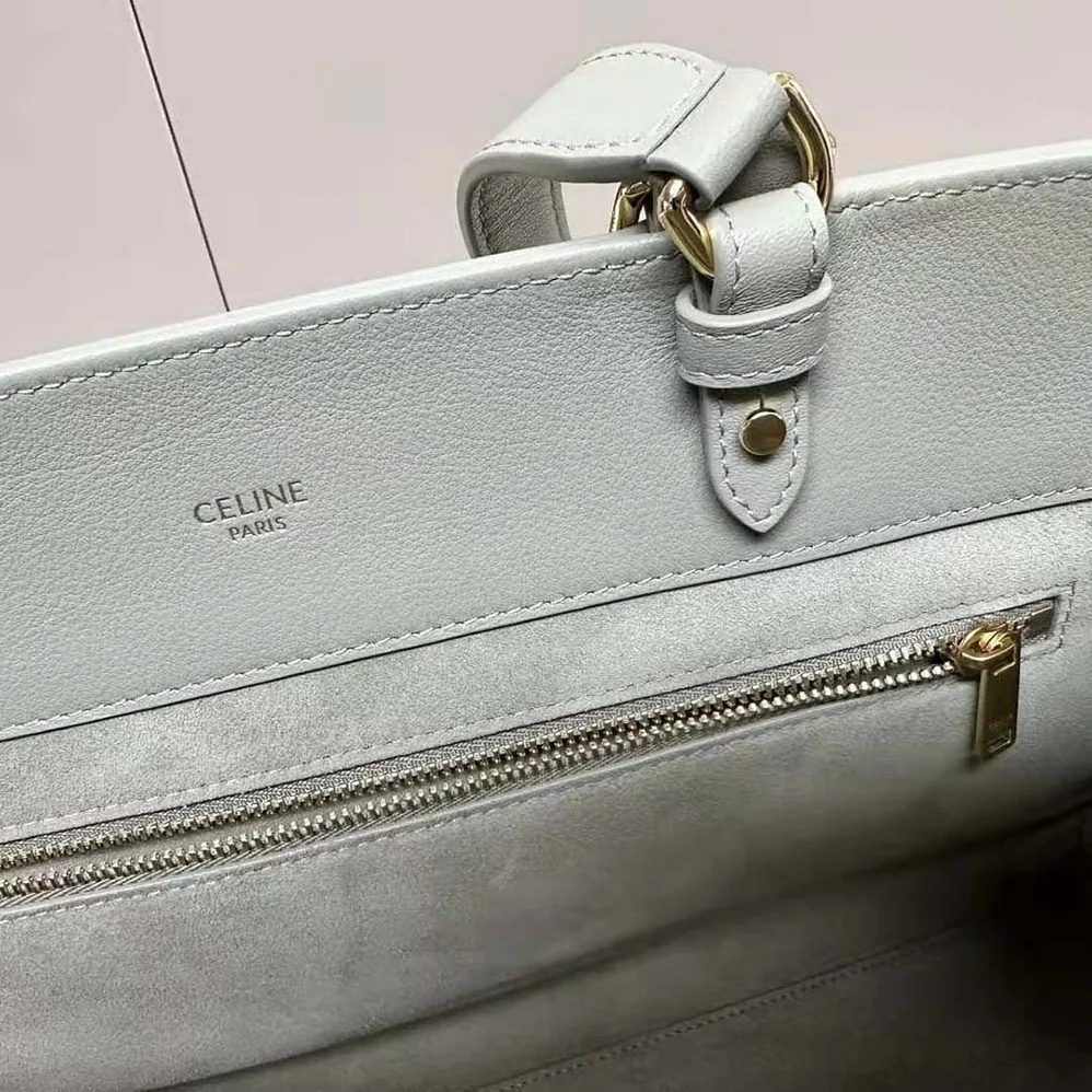 Celine Medium Appoline Bag in Supple Calfskin for Women in Gray Celine Medium Appoline Bag in Supple Calfskin for Women in Gray