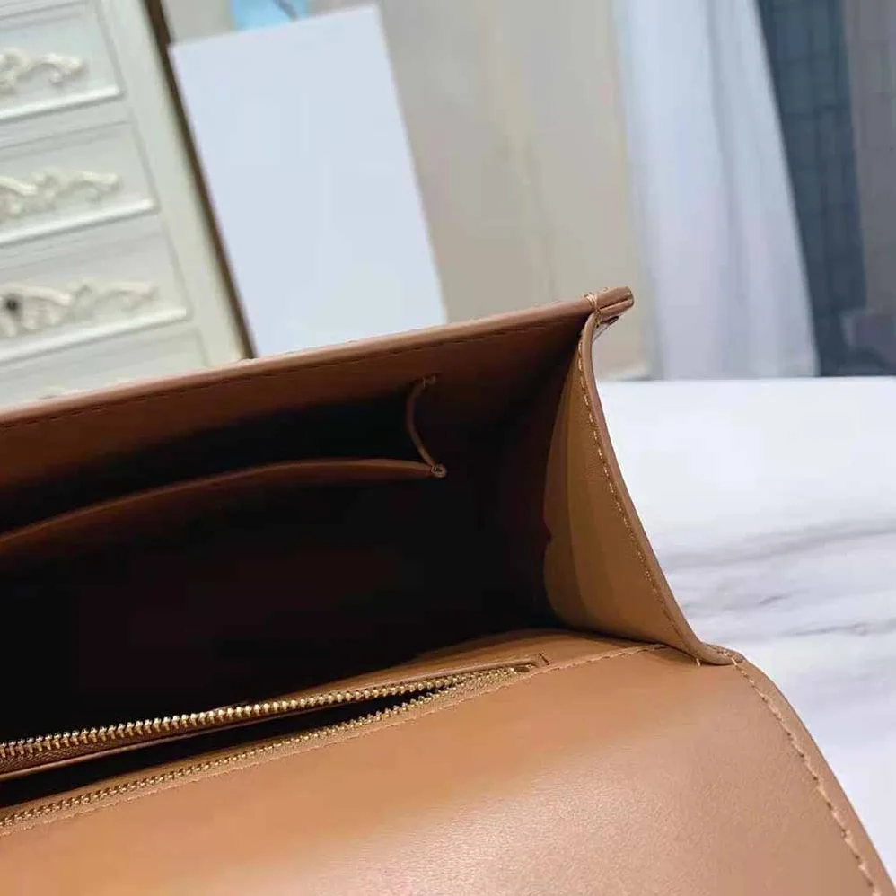 Dior 30 Montaigne Bag Des Vents Box Calfskin for Women in Brown