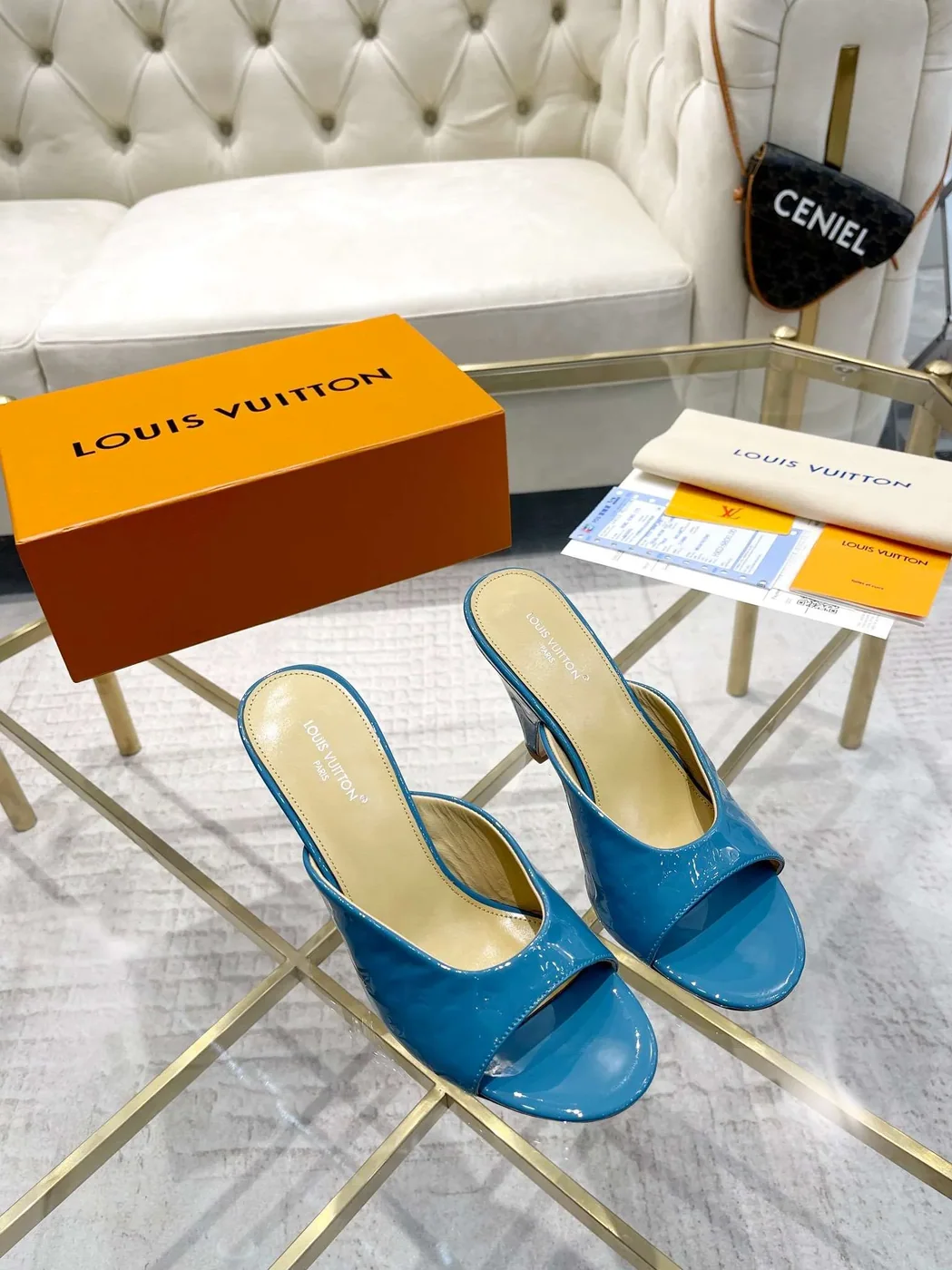 Louis Vuitton Super Mule Blue Louis Vuitton Super Mule Blue