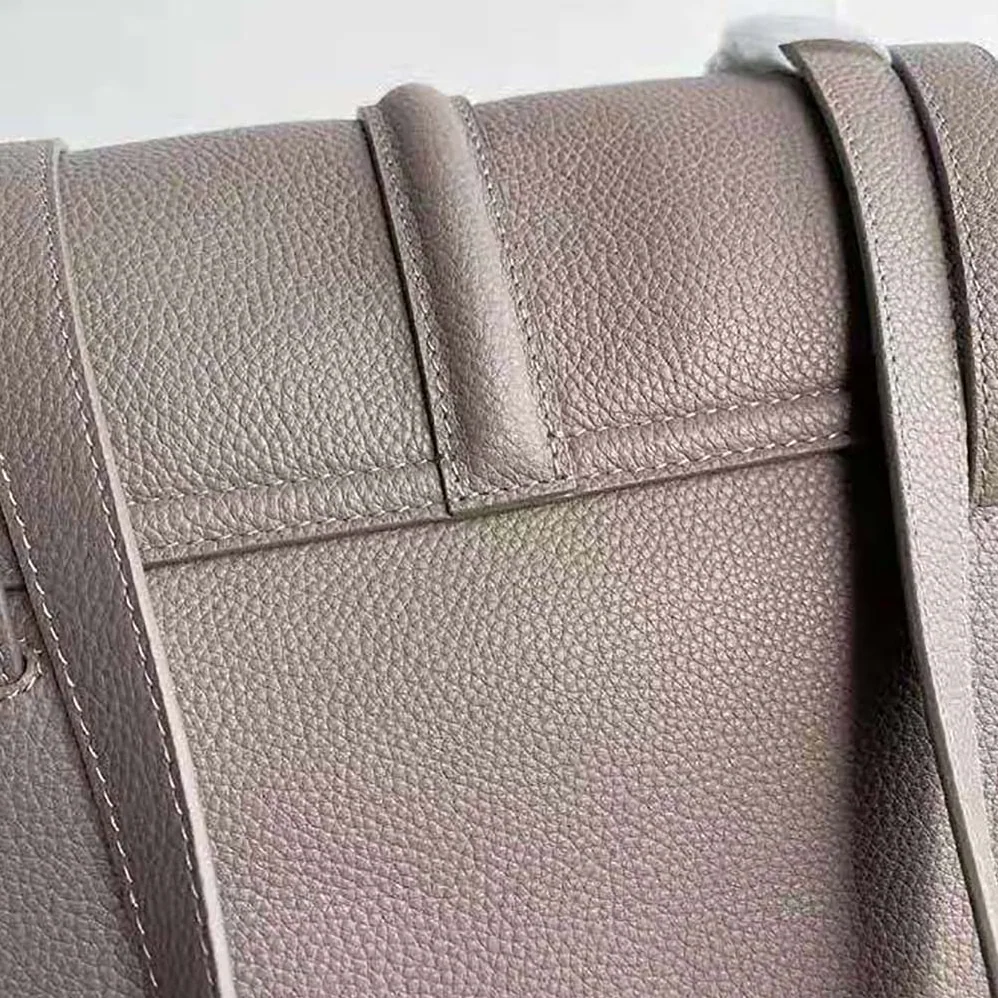 Celine Medium Soft 16 Bag in Supple Grained Calfskin for Women in Gray