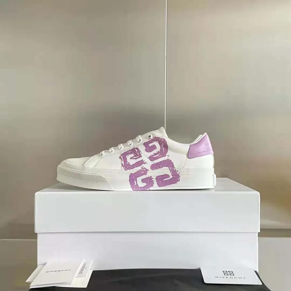 Givenchy Sneakers City Sport in 4G Printed Leather for Unisex in Purple Givenchy Sneakers City Sport in 4G Printed Leather for Unisex in Purple