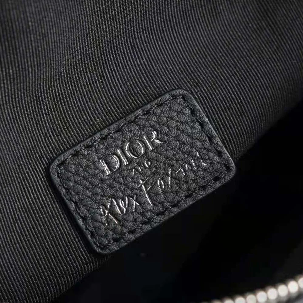 Dior Saddle Bag Black Grained Calfskin for Men
