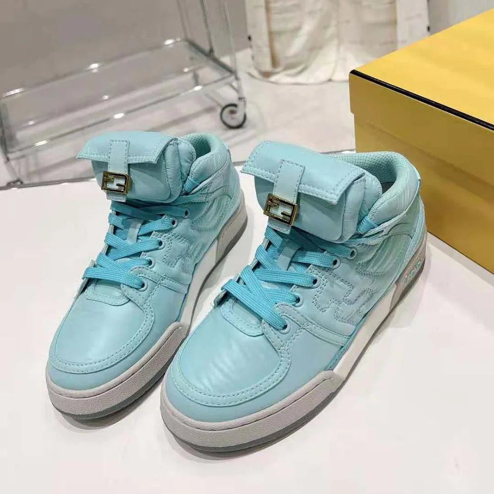 Fendi Match Turquoise Nylon High for Unisex in Tops Fendi Match Turquoise Nylon High for Unisex in Tops