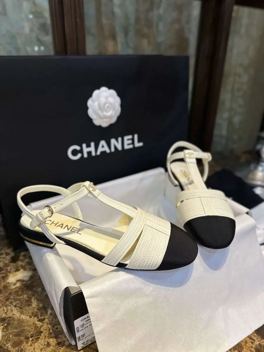 Chanel Braided Flat Sandals White Chanel Braided Flat Sandals White