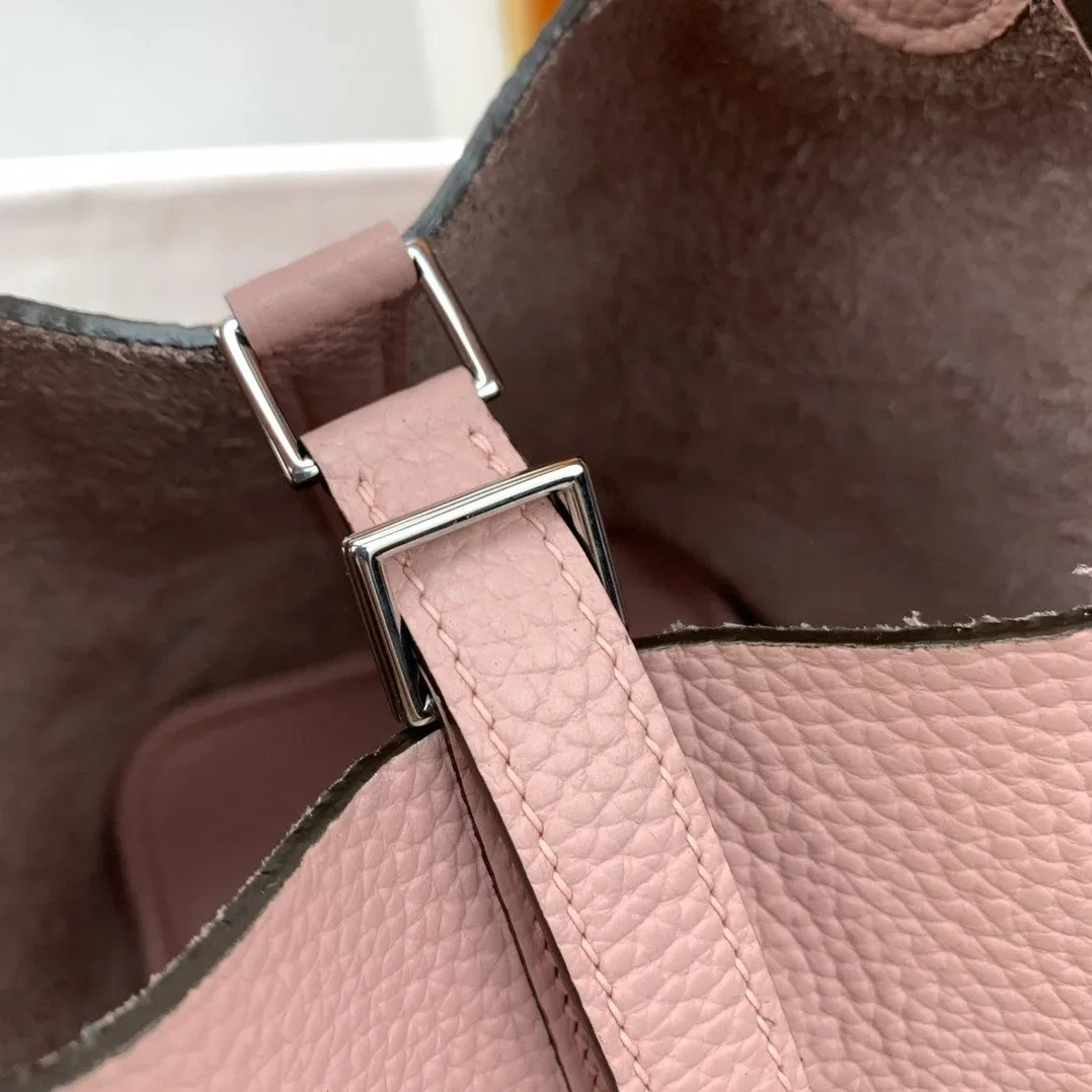 Hermes Picotin Lock 18 Bag Light Pink With Silver in Toned Hardware Hermes Picotin Lock 18 Bag Light Pink With Silver in Toned Hardware
