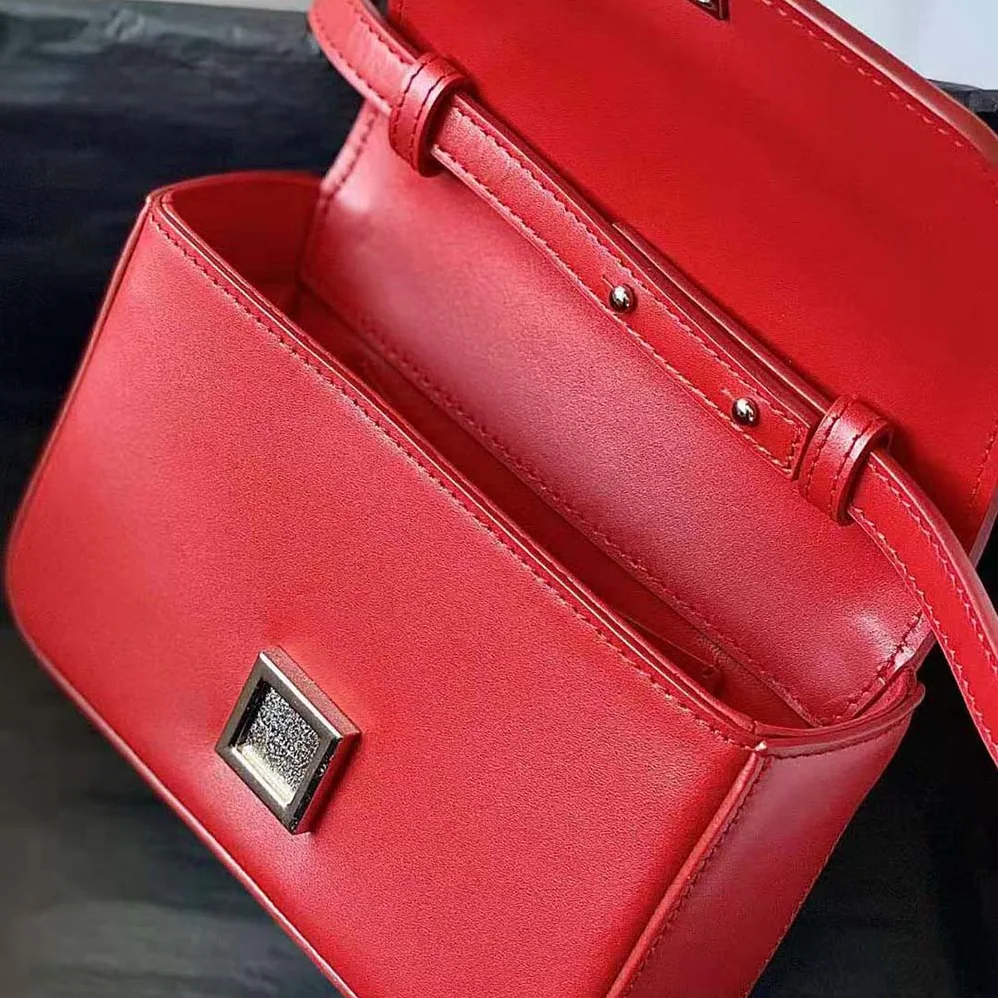 Givenchy Small 4g Bag in Box Leather for Women in Red Givenchy Small 4g Bag in Box Leather for Women in Red