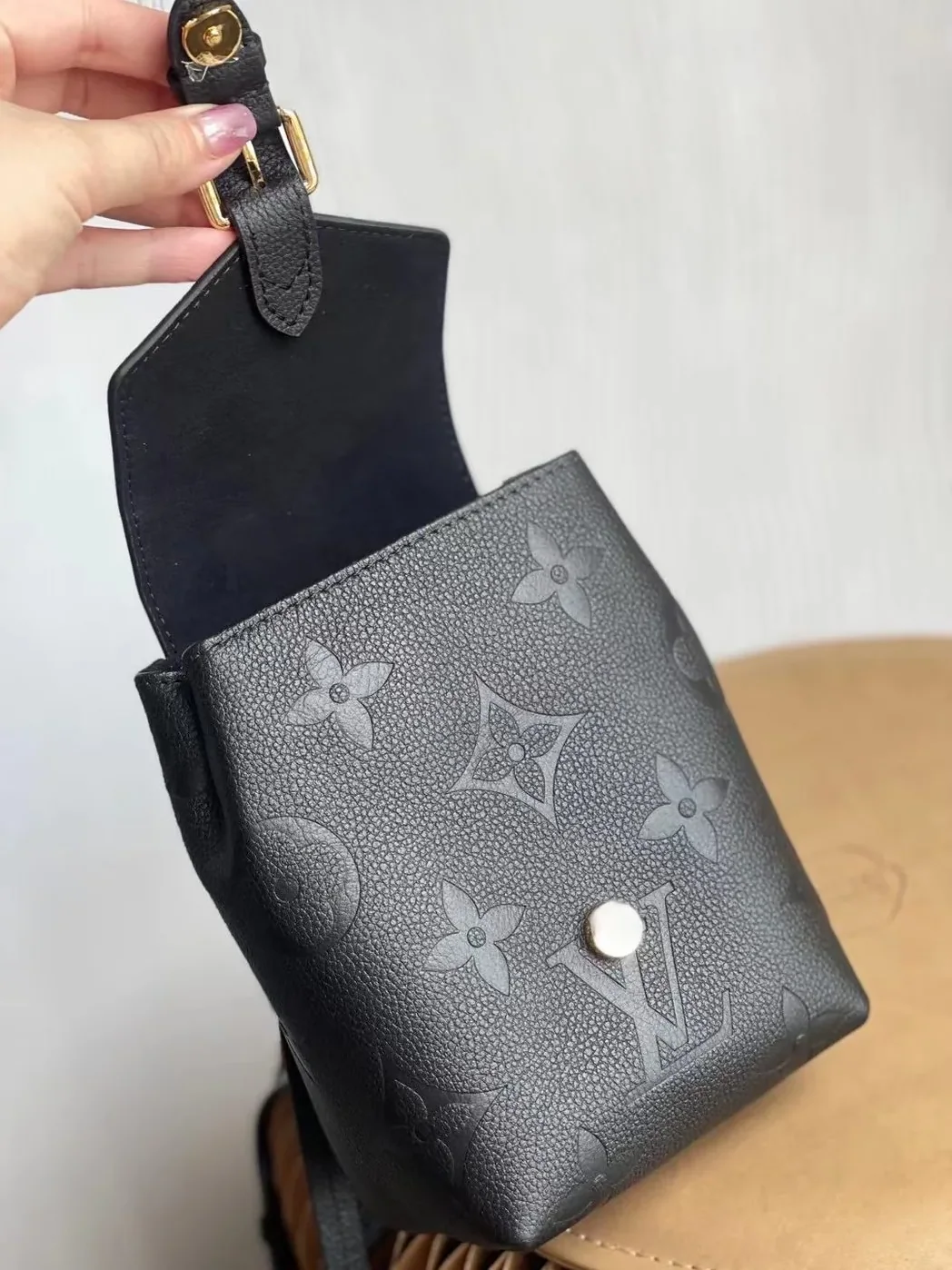 Louis Vuitton Tiny Backpack Monogram Empreinte Black