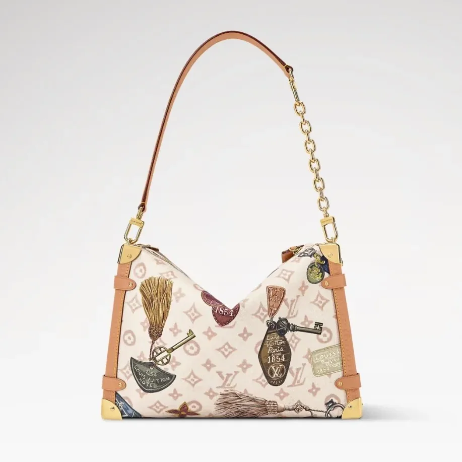 Louis Vuitton Side Trunk GM Shoulder Bag in Getaway Gold Hardware