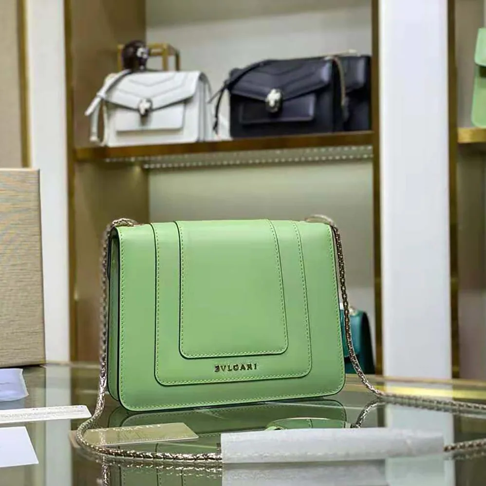Bvlgari Serpenti Forever Crossbody Bag for Women in Green