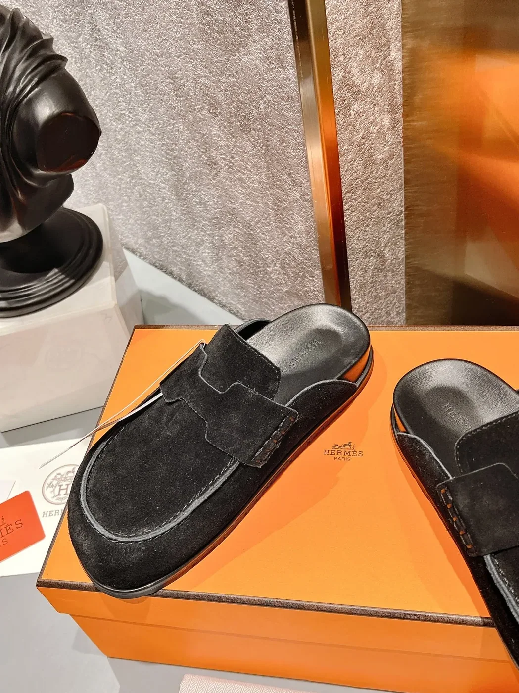 Hermes Go Mule Black Hermes Go Mule Black