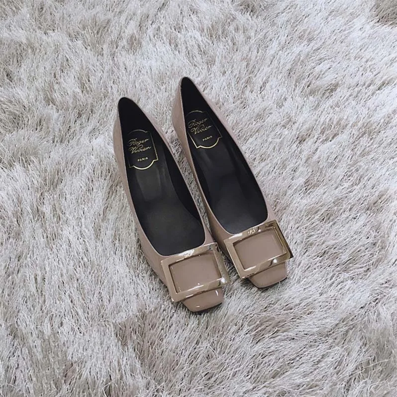 Roger Vivier Belle Vivier Trompette Pumps Patent Leather-4.5cm for Women