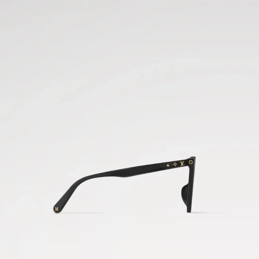 Louis Vuitton Monogram Fame Large Square Sunglasses Black Louis Vuitton Monogram Fame Large Square Sunglasses Black