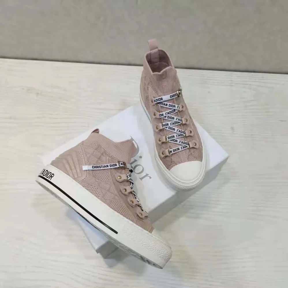 Dior Walk'n'dior Sneaker Pink Cannage Technical Mesh for Women