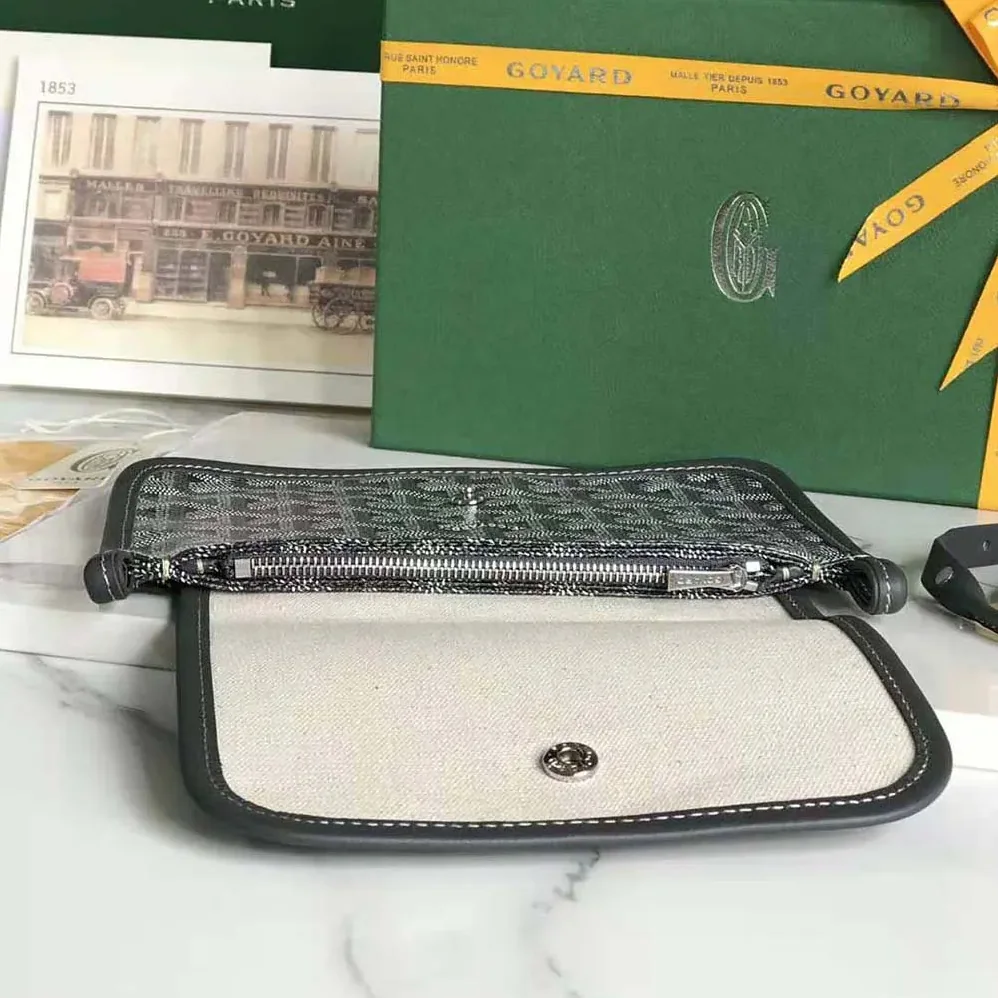 Goyard Plumet Pocket Wallet for Women in Grey