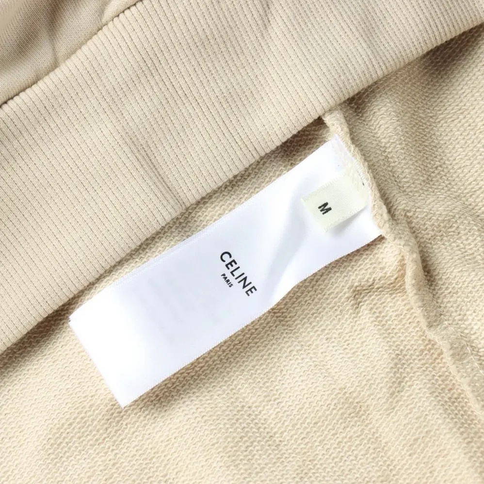 Celine Loose Hoodie in Cotton Fleece for Men Celine Loose Hoodie in Cotton Fleece for Men