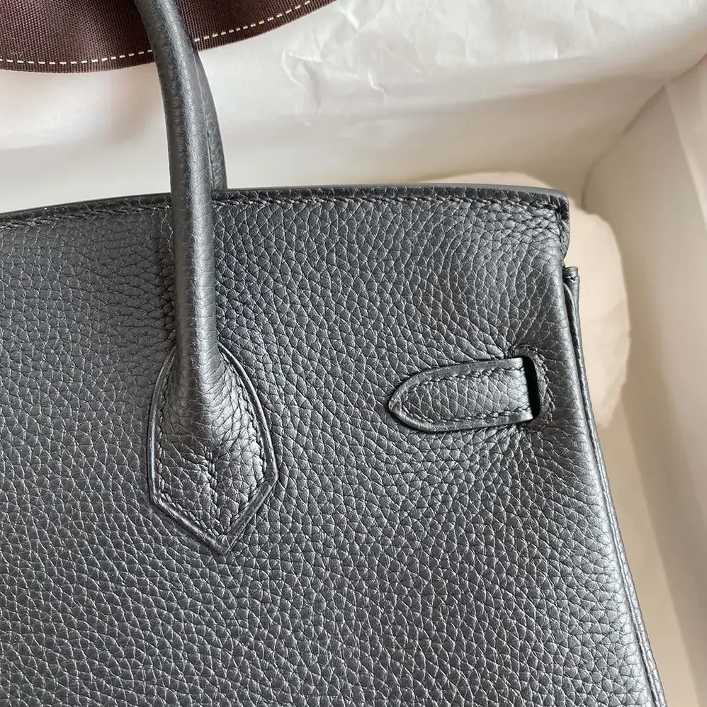 Hermes Birkin 30 Bag in Epsom Leather with Gold Hardware in Black/Gold