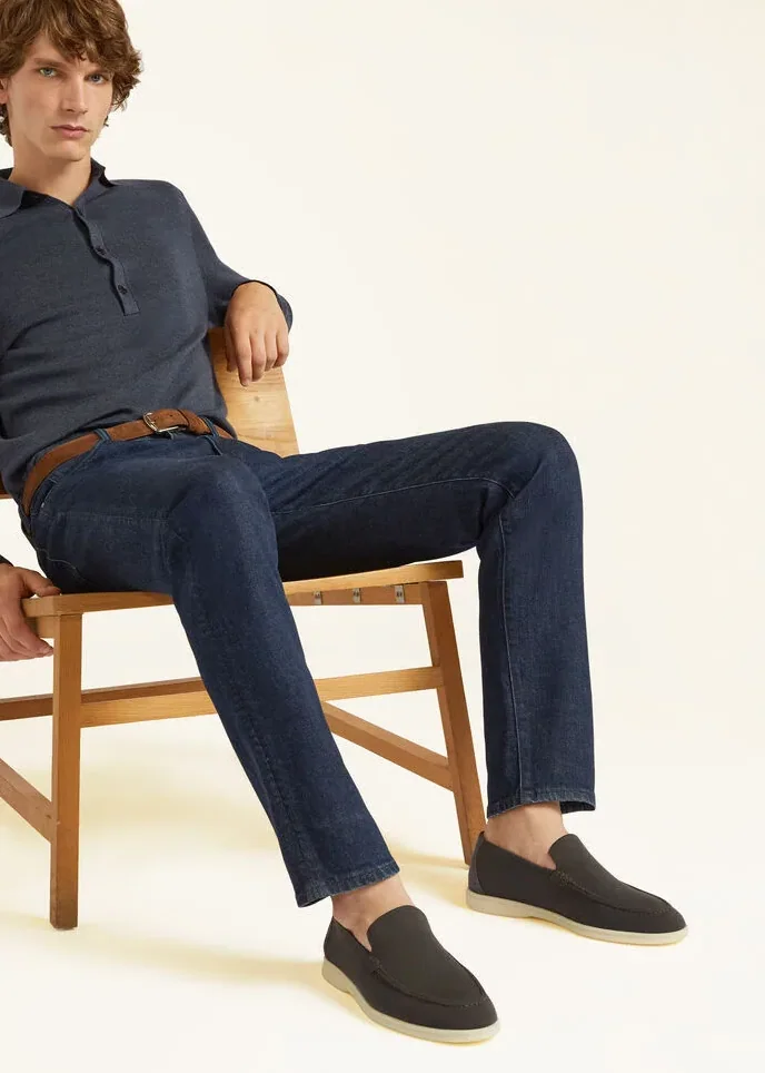 Loro Piana Summer Walk Knitted Black Loro Piana Summer Walk Knitted Black