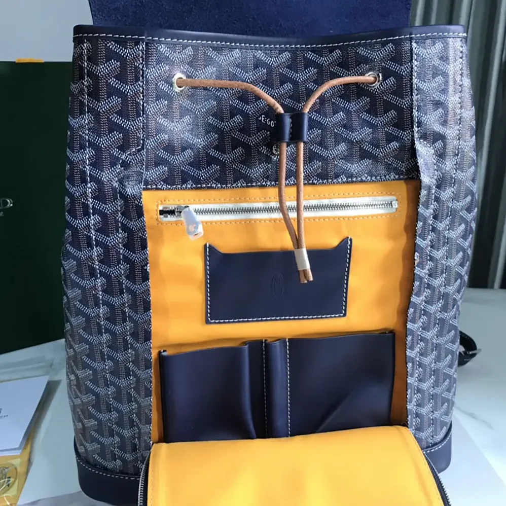 Goyard Alpin MM Backpack for Unisex in Navy Goyard Alpin MM Backpack for Unisex in Navy