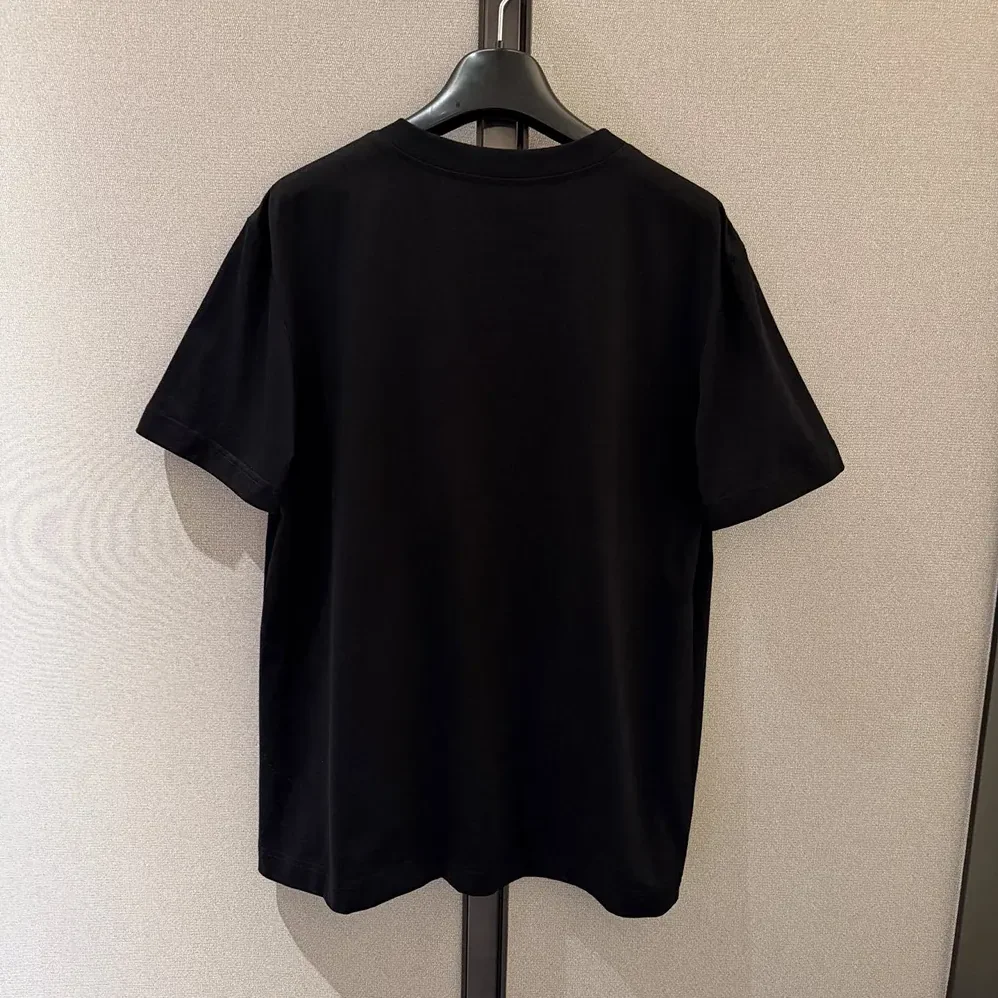 Dolce Gabbana D&G Jersey T-Shirt With Embroidery for Women in Black Dolce Gabbana D&G Jersey T-Shirt With Embroidery for Women in Black