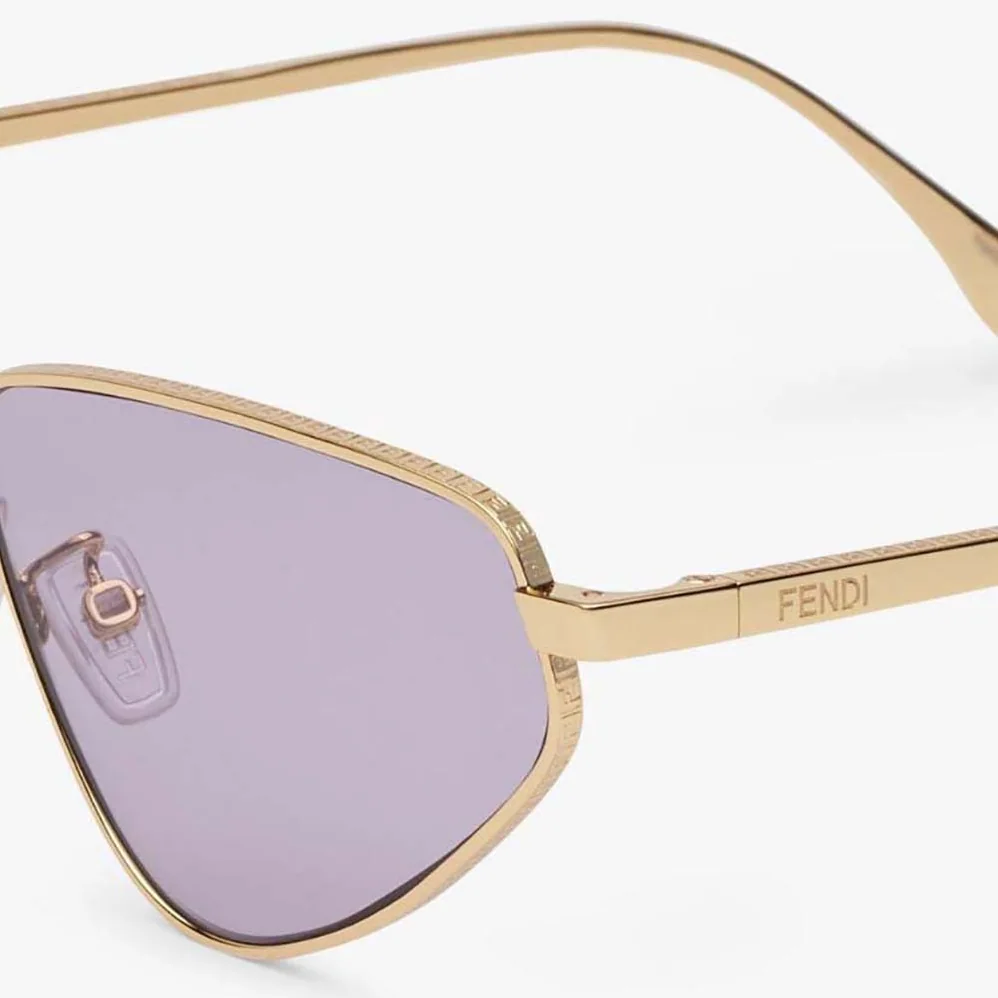 Fendi FF Sunglasses with Purple Lenses for Women Fendi FF Sunglasses with Purple Lenses for Women