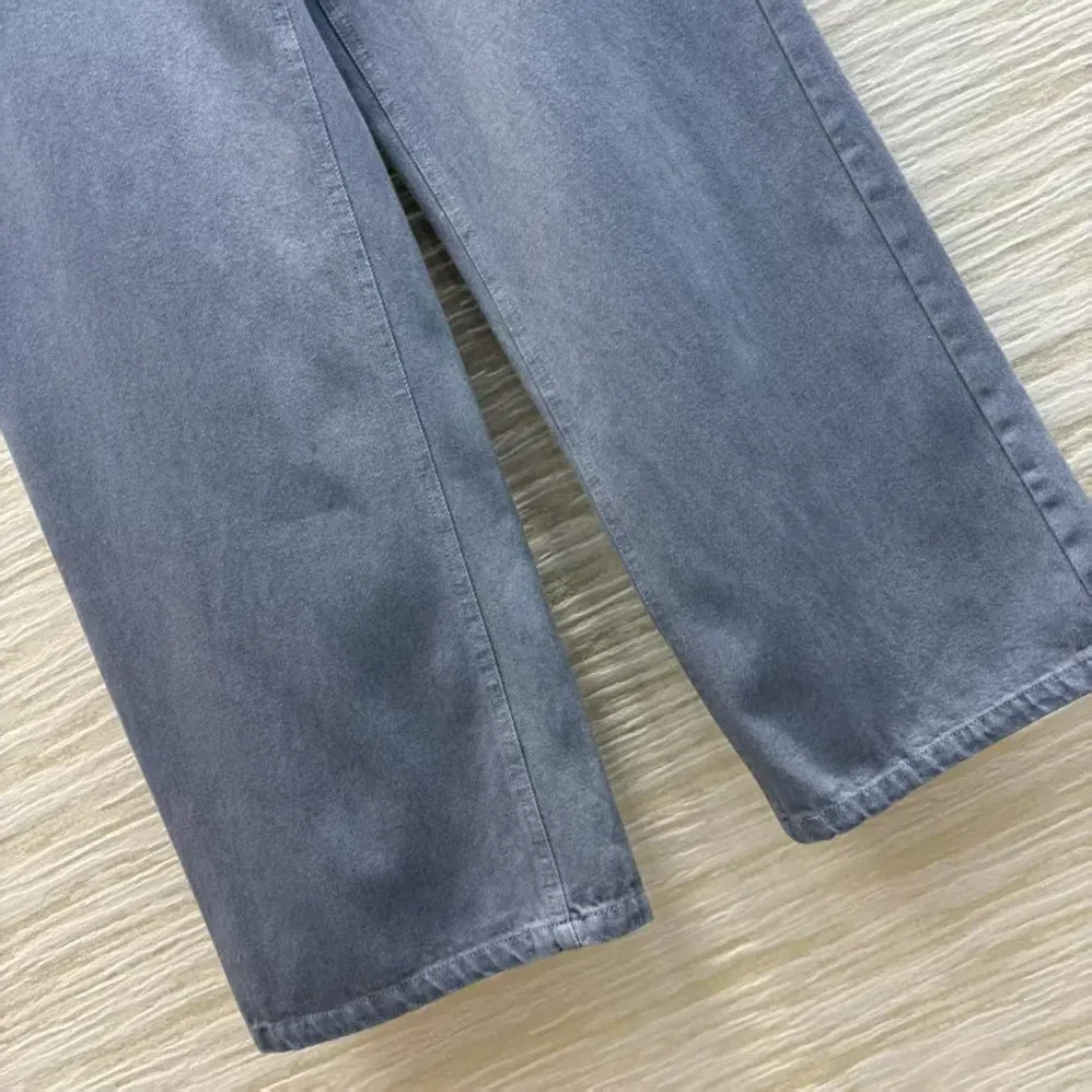 Fendi Long Jeans Blue Denim Pants for Women