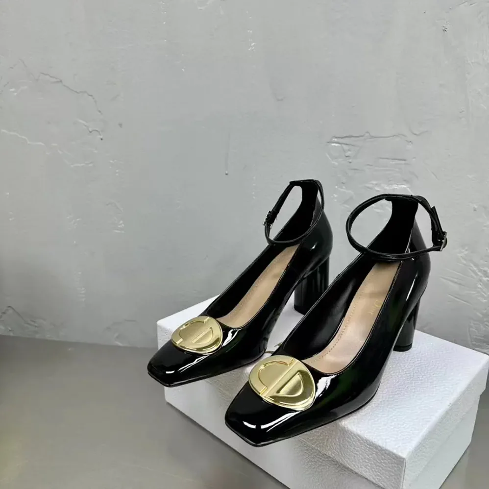 Dior CD Forever Dior Pump Black Patent Calfskin for Women Dior CD Forever Dior Pump Black Patent Calfskin for Women