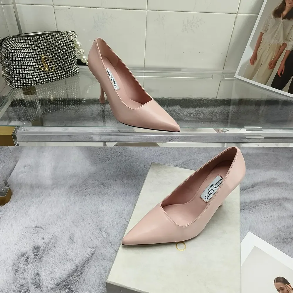 Jimmy Choo Ixia 80 Macaron Nappa Leather Pumps for Women