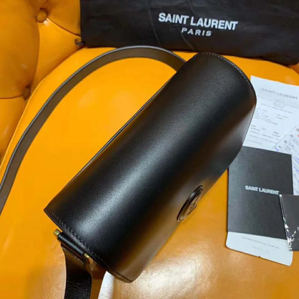 Saint Laurent YSL Le 61 Medium Saddle Bag Smooth for Women in Black Saint Laurent YSL Le 61 Medium Saddle Bag Smooth for Women in Black