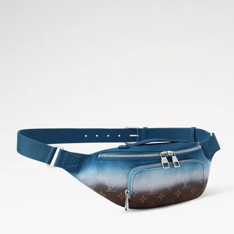 Louis Vuitton Rush Bumbag in Blue Silver Hardware