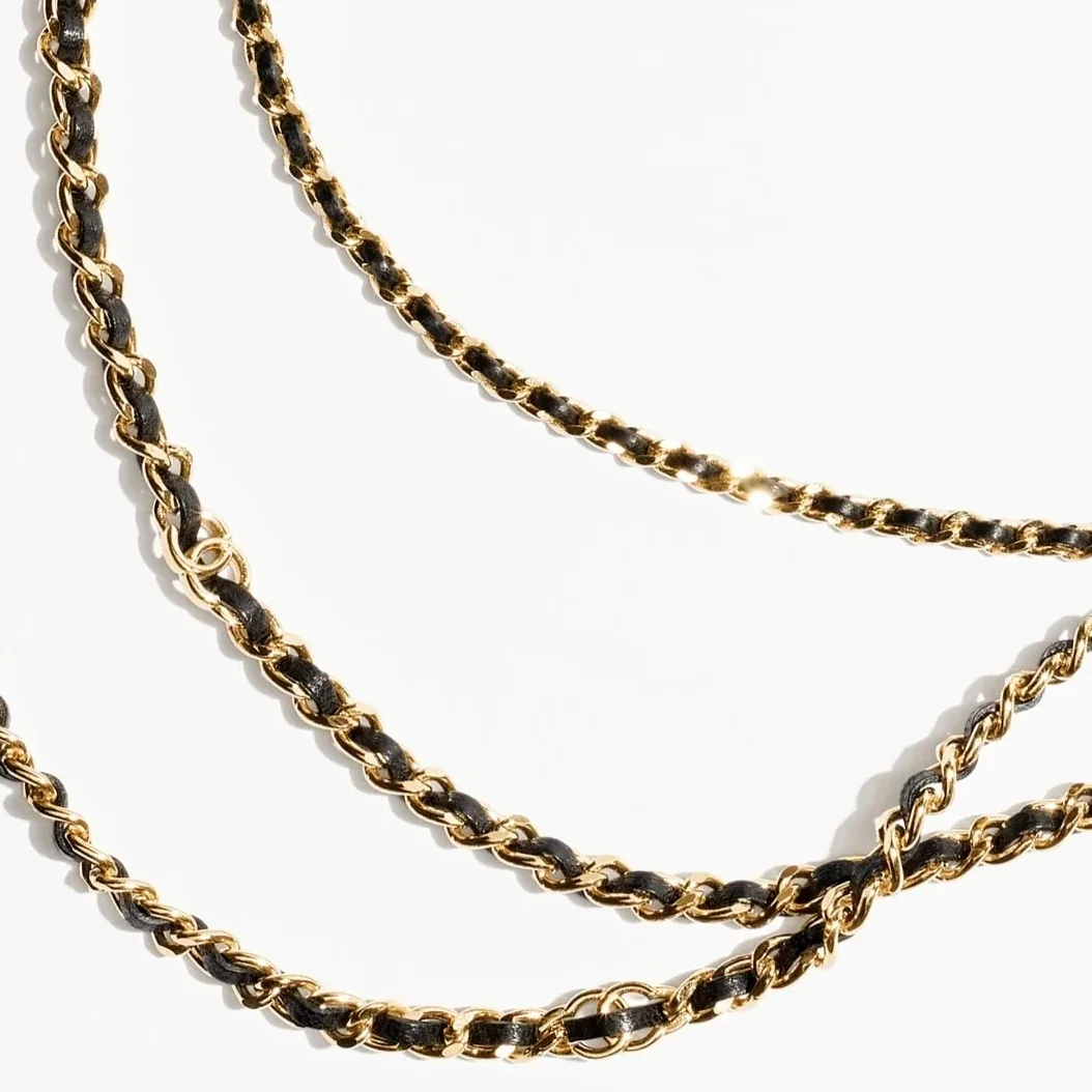 Chanel Necklace Gold Hardware