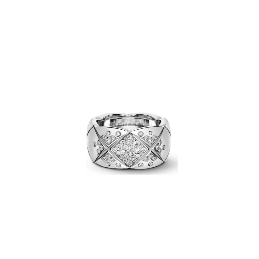 Chanel Coco Crush Ring White Gold Large Version Chanel Coco Crush Ring White Gold Large Version
