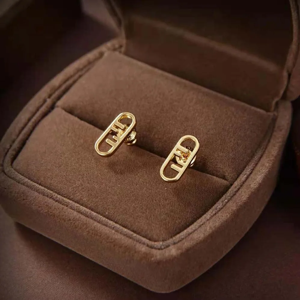 Fendi O'lock Earrings-Gold for Women in Colored