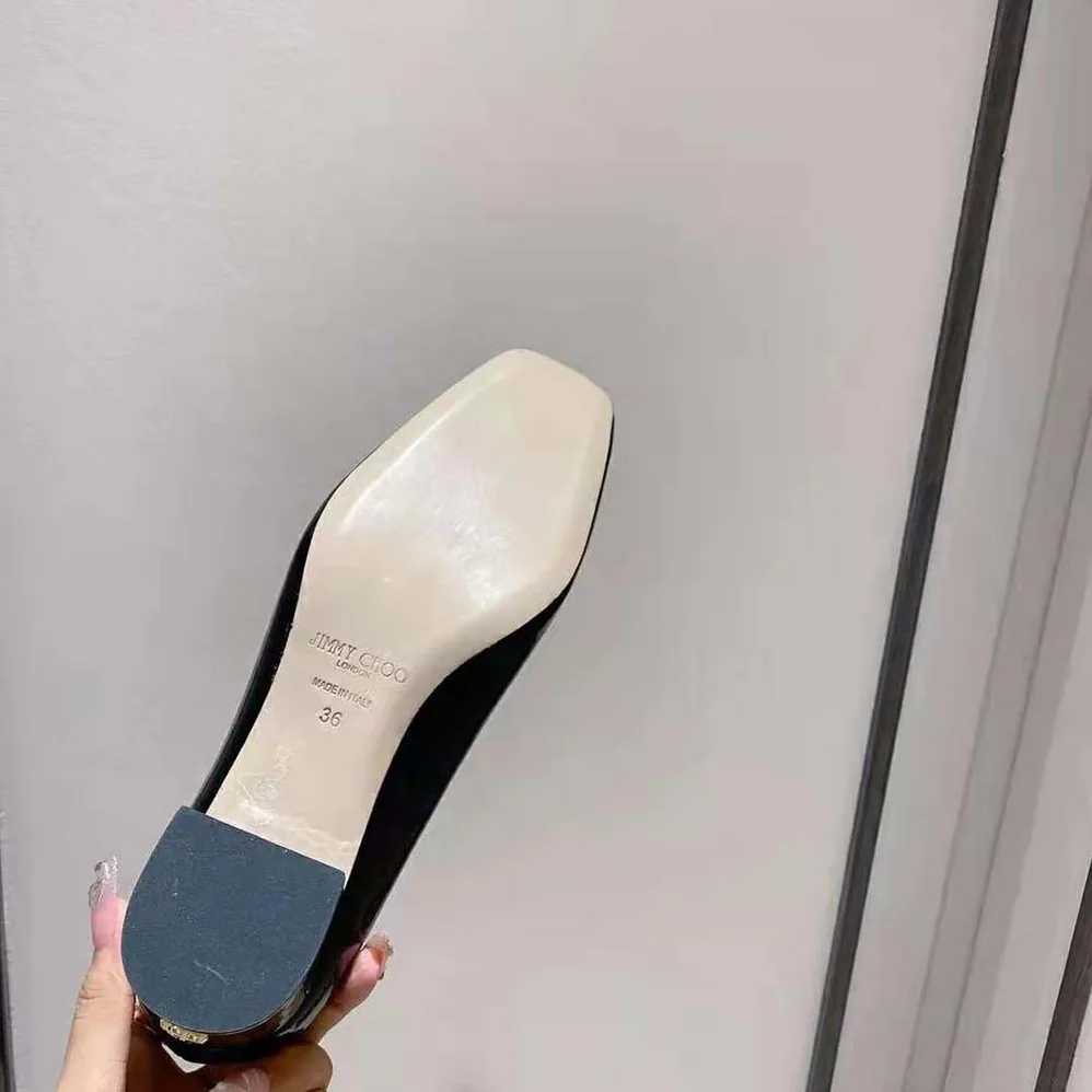 Jimmy Choo Rydea Pump 45 Black Nappa Leather Pumps for Women Jimmy Choo Rydea Pump 45 Black Nappa Leather Pumps for Women