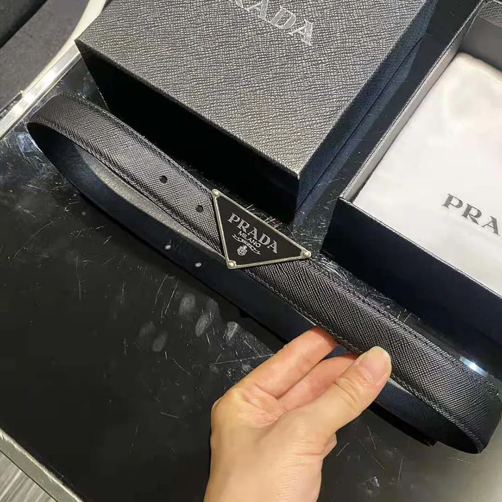 Prada Saffiano Leather Belt for Women Prada Saffiano Leather Belt for Women